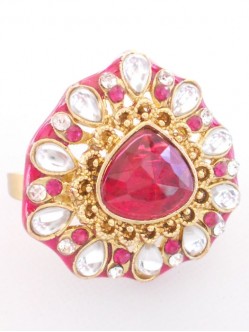 Kundan Finger Ring